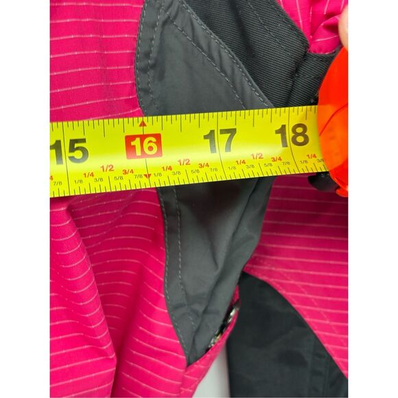 The North Face Steep Tech Jacket Women Size Small Pink Black Hood Belt Snow Ski - Picture 9 of 12